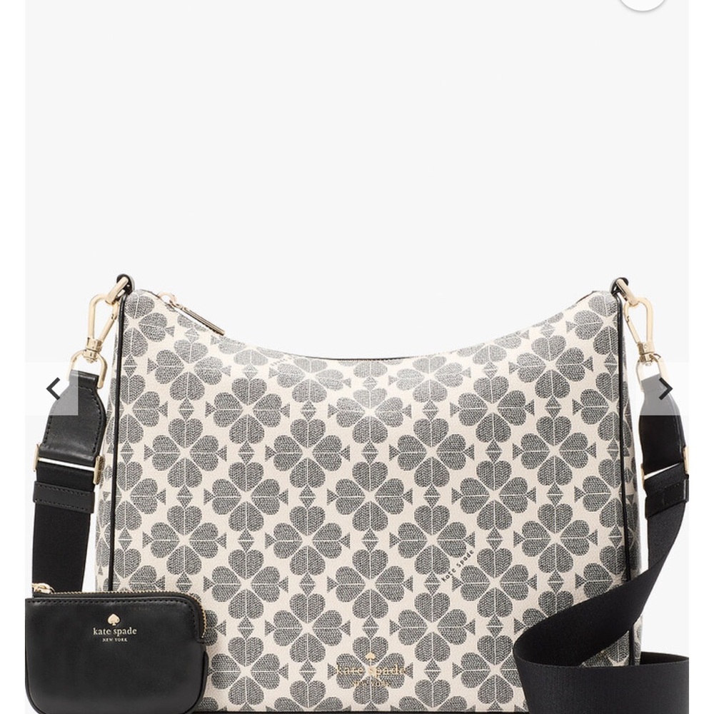 Kate Spade Black and White Floral Women's Bag